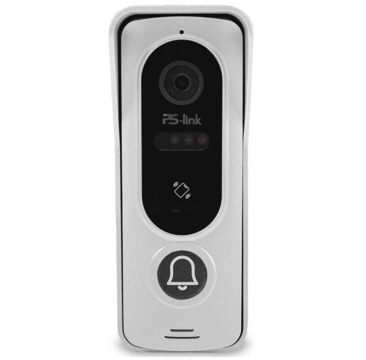 Вызывная панель для видеодомофона Ps-Link PS-201RCP Silver с контроллером и считывателем Mifare
