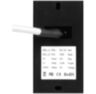 Система СКУД KIT-K33EM-B на 1 дверь, кодовая панель со считывателем RFID 125 кГц EM-Marine, замок черный НЗ