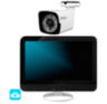 Комплект видеонаблюдения WIFI с монитором 3Мп KIT-W301TB-M 1 камера для улицы, беспроводное подключение