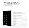 Система СКУД KIT-T12MF-P-SSM на 1 дверь, сенсорная панель, 2 считывателя Mifare, серебристый замок, НЗ тип