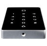 Система СКУД KIT-T12MF-P-SSM на 1 дверь, сенсорная панель, 2 считывателя Mifare, серебристый замок, НЗ тип