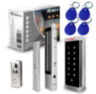Система СКУД KIT-T6MF-280 электромагнитный замок 280 кг НО типа, панель сенсорная Mifare, 2000 пользователей, для помещения