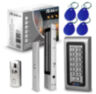 Система СКУД KIT-S601EM-WP-W-280LED электромагнитный замок 280 кг, панель WIFI металлическая, 2000 пользователей, всепогодная
