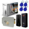 Система СКУД KIT-M010EM-WP-P-G на 1 дверь, серый электромеханический замок, 2 всепогодных считывателя RFID 125 кГц EM-Marine