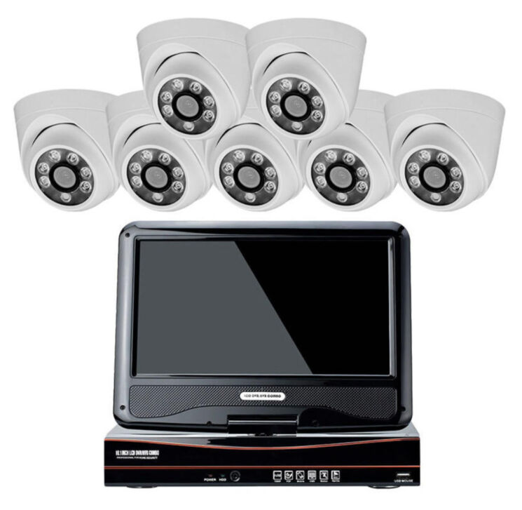 Комплект видеонаблюдения AHD 5Мп KIT-A9507HD 7 камер для помещения, регистратор с монитором