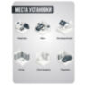 Комплект видеонаблюдения IP 5Мп KIT-A501IP-ST 1 камера для помещения, аналитика, детекция человека, область вторжения