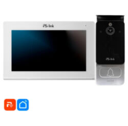 Комплект видеодомофона  PS-i730TM IP 7", белый, умный, с WiFi и вызывной панелью