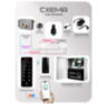 Система СКУД KIT-T1202EM-WP-W-B черный замок тип НЗ, сенсорная панель, RFID 125кГц, WIFI модуль, приложение