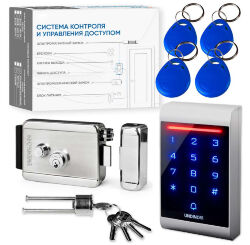 Комплект СКУД Undino KIT-ACP102MF-CH эл. механический замок, RFID