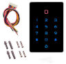 Система СКУД KIT-T12EM-P-280LED электромагнитный замок 280 кг НО типа, панель сенсорная, 2000 карт, контроль выхода